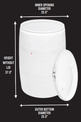 250 LTR Open Top Drum/Barrel